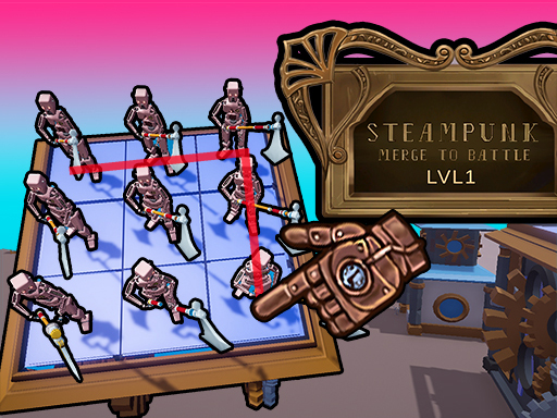 Steampunk Merge To Battle